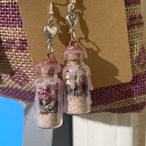 Self-Love Spell Jar Earrings